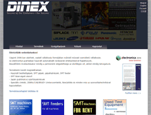Tablet Screenshot of dinexltd.com